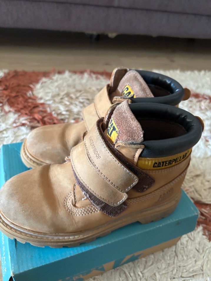 Erkek Çocuk Kahverengi Deri Bot - Görsel 2