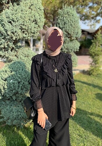 Zara Zara Puantiyeli Transparan Bluz