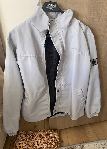 Gri Düğmeli Erkek Midi Ceket - Görsel 2