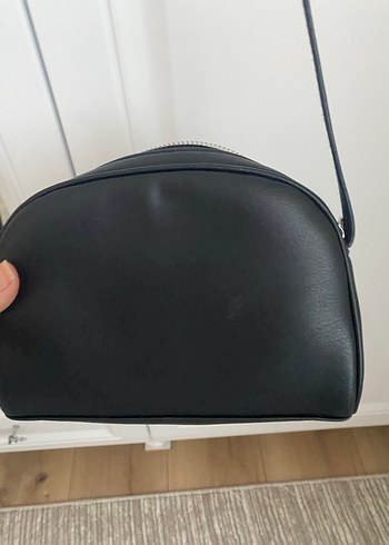 Siyah Deri Minimalist Kadın Çanta - Görsel 4