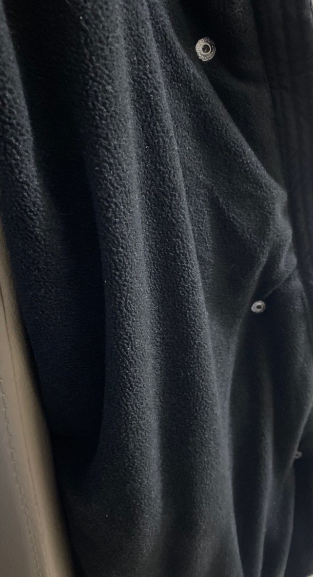 Siyah, Yüksek Yakalı, Puff Mont - Görsel 4