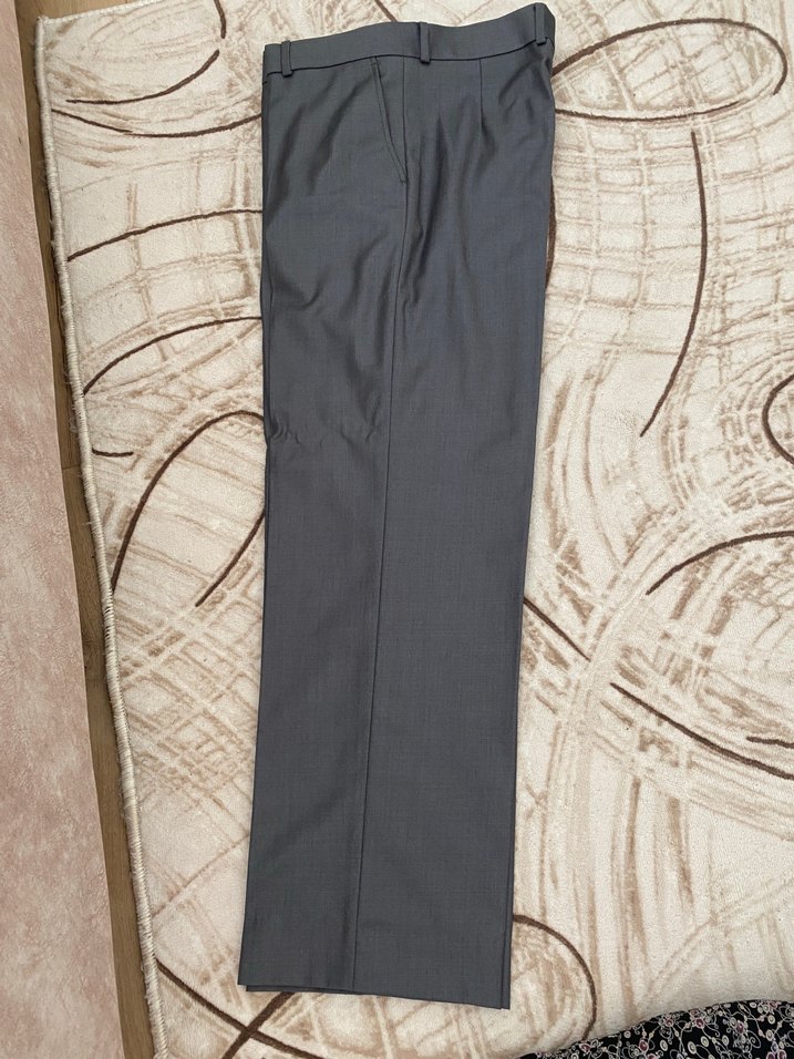 Gri Erkek Düz Kesim takım - Görsel 2