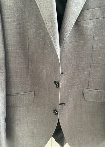 Gri Erkek Ofis Takım Elbise Ceketi - Görsel 2