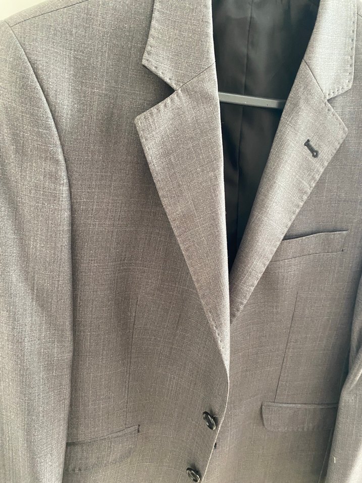Gri Erkek Ofis Takım Elbise Ceketi - Görsel 3