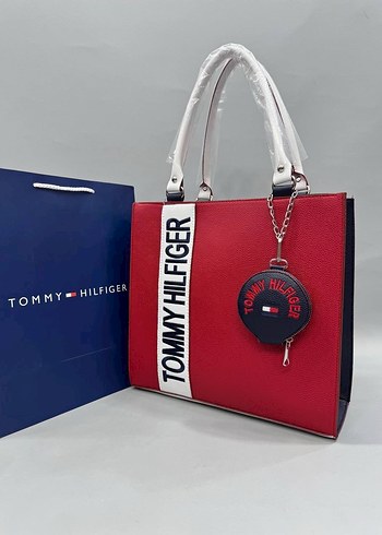 Beden Tommy Hilfiger Renkli Deri Kadın Çanta