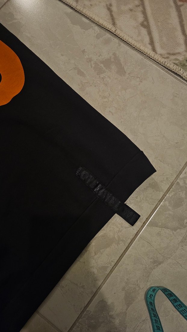 Turuncu Baskılı Oversize Sweatshirt (L/XL) - Görsel 5