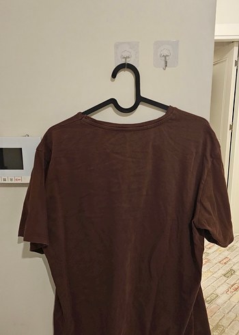  Trendyol Bordo & Gri Basic Tişört  L / XL - Görsel 3