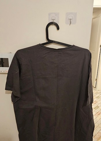  Trendyol Bordo & Gri Basic Tişört  L / XL - Görsel 7