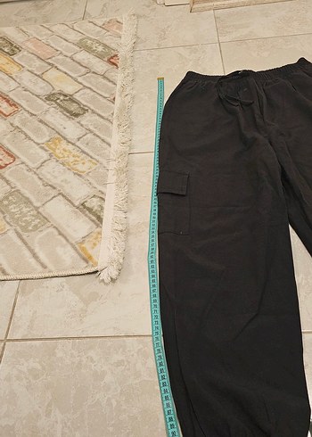 Siyah Kargo Pantolon - Görsel 8