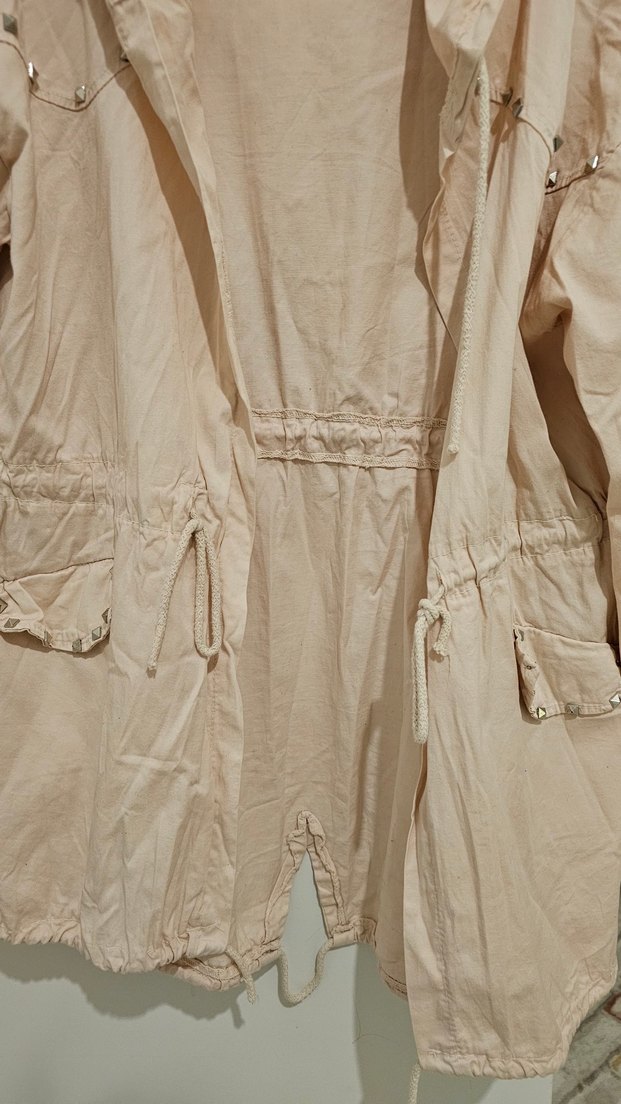 Pudra Midi Kadın  Ceket - Görsel 3