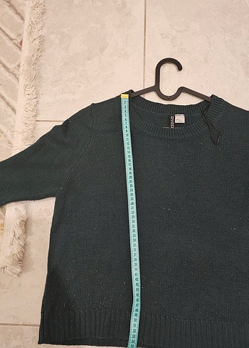 Yeşil Kadın Kazak - Görsel 4