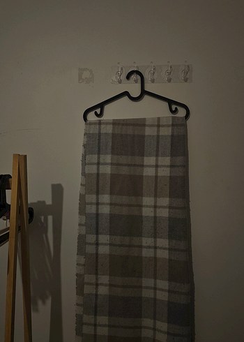 Ekose Desenli Uzun Şal  190x75 cm - Görsel 5