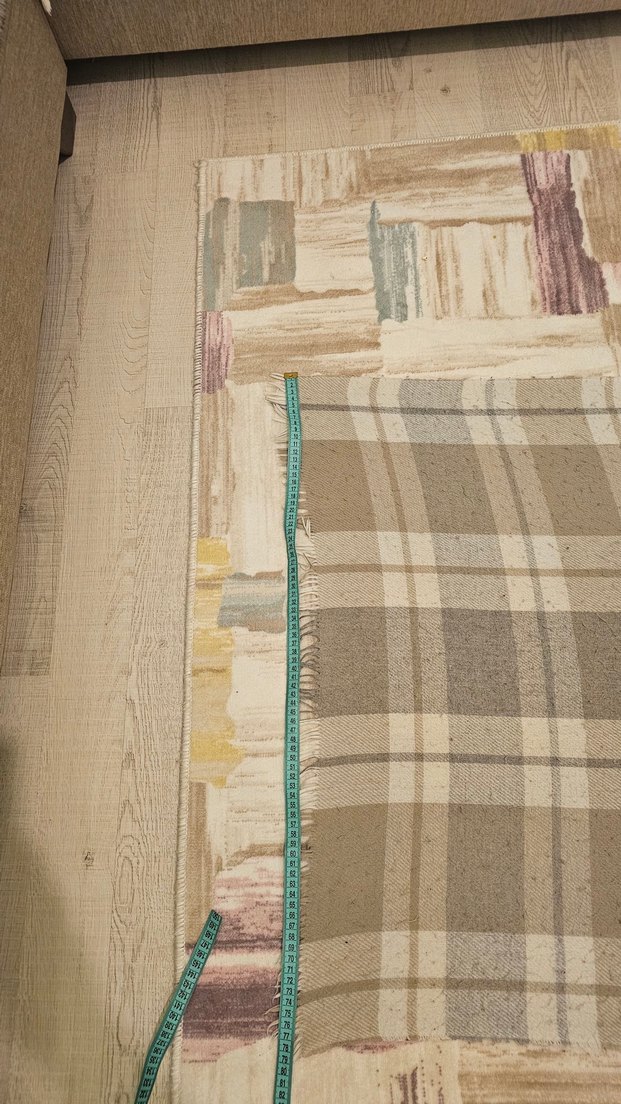 Ekose Desenli Uzun Şal  190x75 cm - Görsel 3