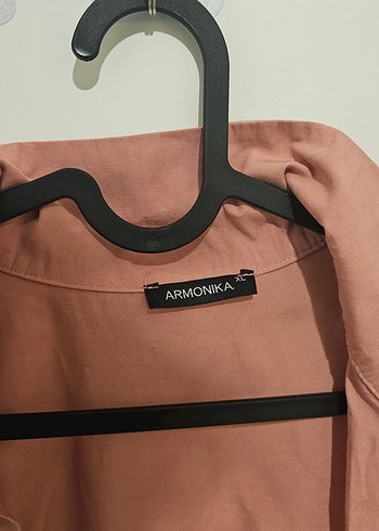 Armonika Pembe Oversize Gömlek XL - Görsel 5