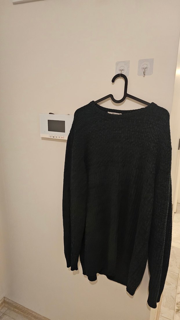  DeFacto Oversize Desenli Kazak  XXL - Görsel 2