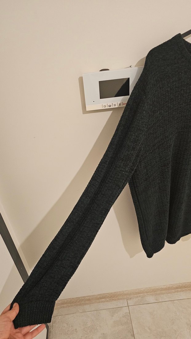  DeFacto Oversize Desenli Kazak  XXL - Görsel 5