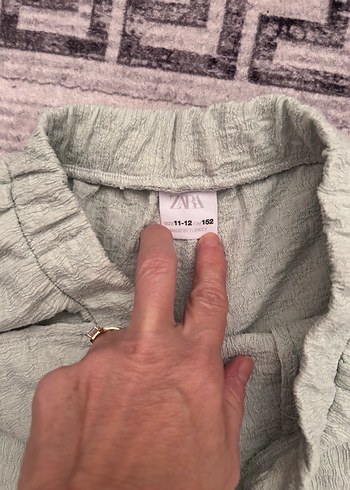 11-12 Yaş Beden gri Renk Zara Pantolon 11-12 yaş