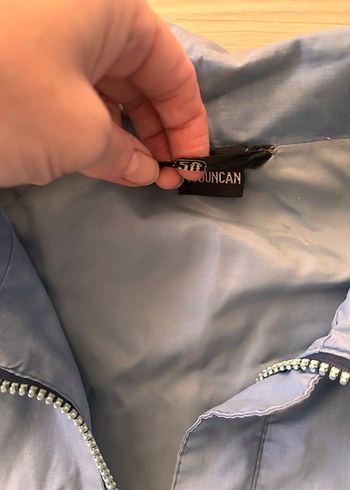 Gri Fermuarlı Erkek Trençkot - Görsel 5