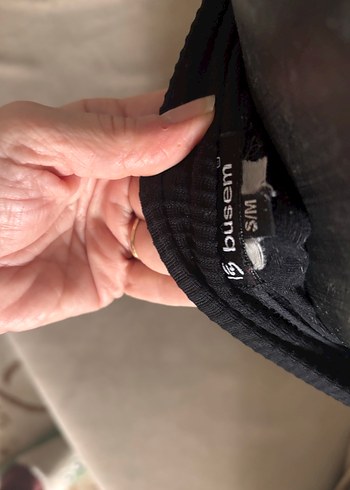 Siyah Straplez Örgü Büstiyer - Görsel 4