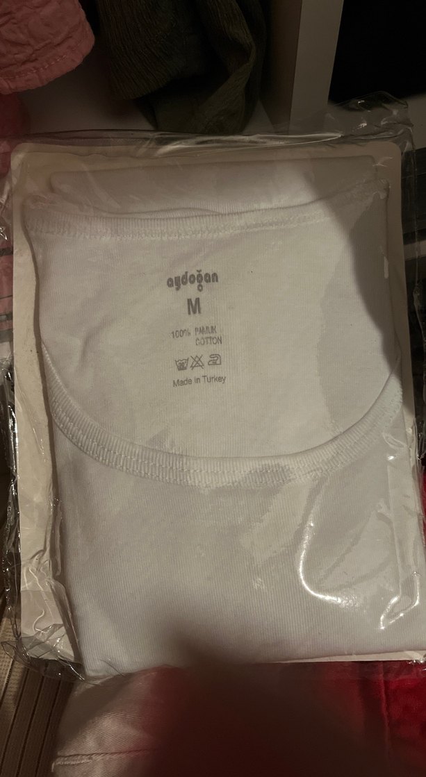 Pembe Basic Kısa Kollu Ribana Tişört - Görsel 2