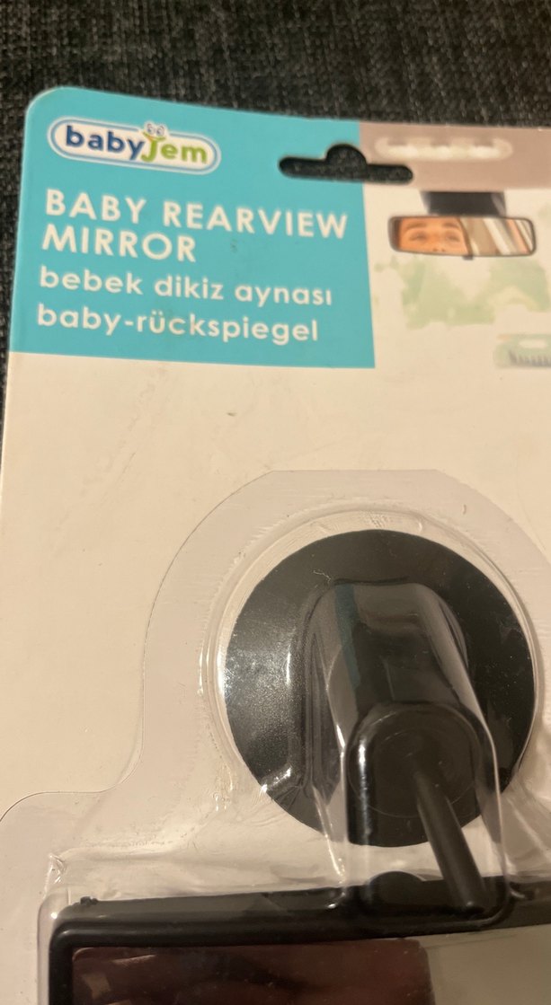 BabyJem Bebek Dikiz Aynası Siyah - Görsel 3