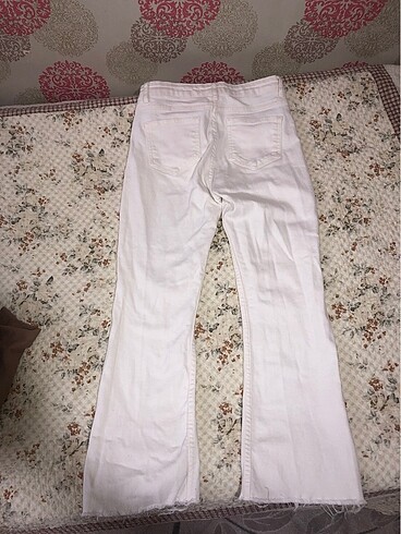 38 Beden beyaz Renk pantolon