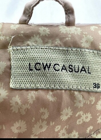 36 Beden ten rengi Renk LCW trencoat/trençkot