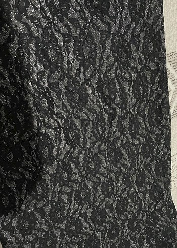 Dantel Detaylı Siyah Uzun Gotik Elbise - Görsel 3