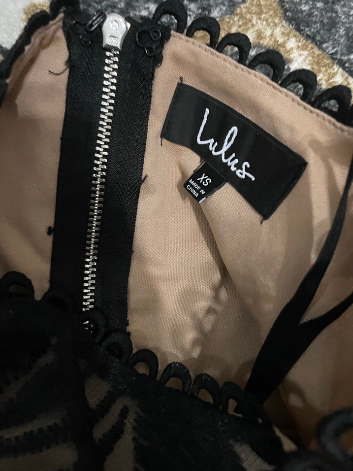 Dantelli Straplez Siyah Uzun Elbise - Görsel 2