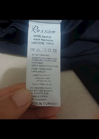 Siyah Kadın Kumaş Pantolon Midi Boy - Görsel 3