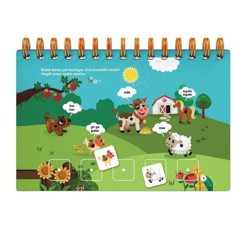 Çocuk Akademi Cırt Cırtlı 12-24 Ay Etkinlik Kitabı - Görsel 5