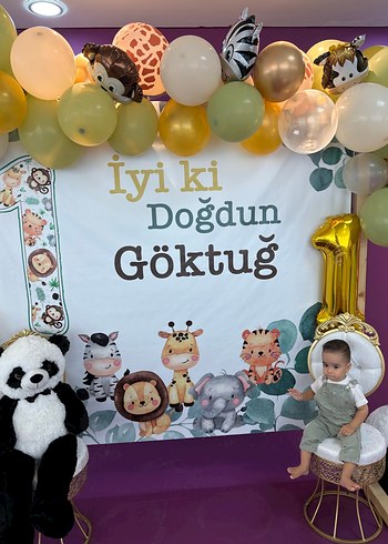 Göktuğ 1 yaş doğum günü afişi - Görsel 2