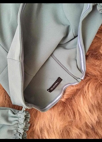 Trendyolmilla Mint Yeşili Elbise - Görsel 3