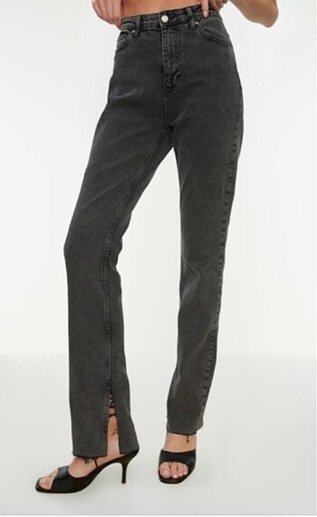 Antrasit flare jean
