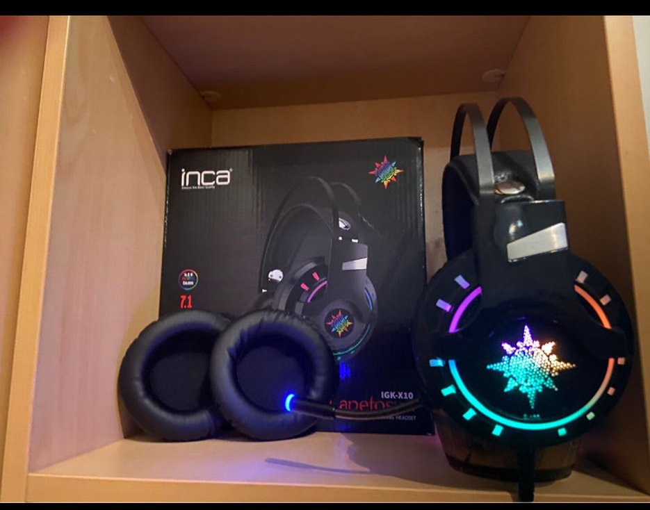 İNCA lapetos 7.1 GK-X10 Işıklı oyuncu kulaklık - Görsel 2