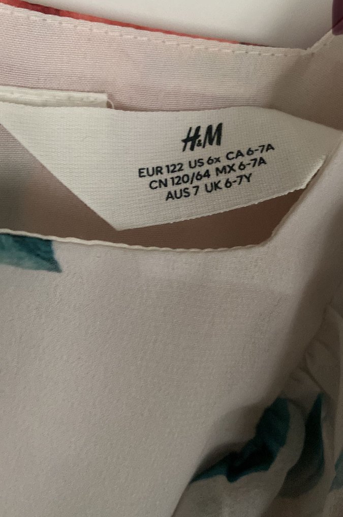 H&M Kız Çocuk Çiçekli Fırfırlı Bohem elbise - Görsel 5