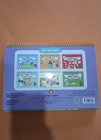 Beden Renk Cırt cırtlı kitap çocuk akademi