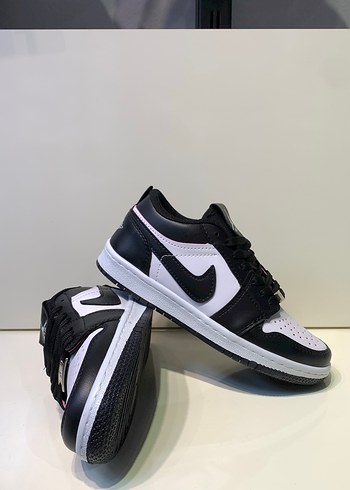 Siyah Beyaz Stiletto Topuklu Kadın Spor Ayakkabı - Görsel 6