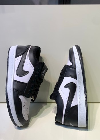 Siyah Beyaz Stiletto Topuklu Kadın Spor Ayakkabı - Görsel 3