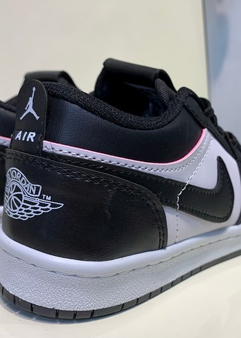 Siyah Beyaz Stiletto Topuklu Kadın Spor Ayakkabı - Görsel 8