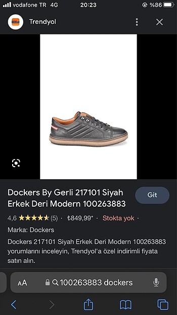 Dockers deri ayakkabı