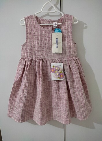 LC Waikiki LCW sıfır 4-5 yaş elbise toka takım 