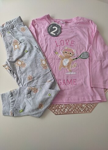 Sıfır LCW 5-6 yaş pijama takımı 
