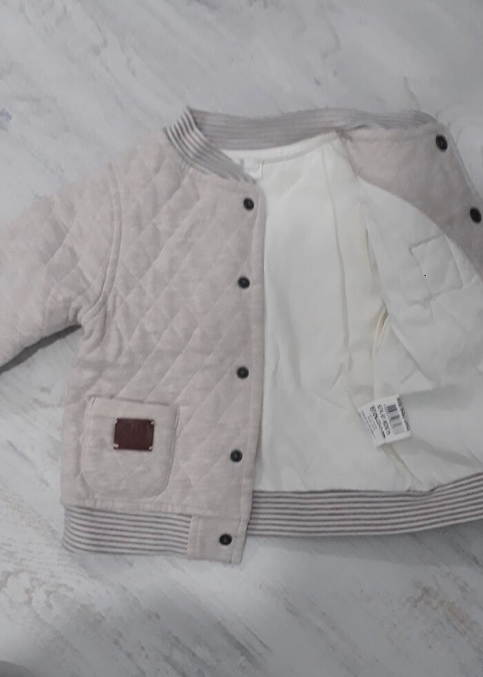 0 pamuk erkek çocuk hırka - Görsel 2