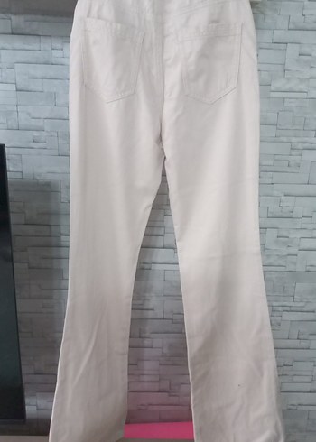 Bej Kadın Kumaş Pantolon - Görsel 3