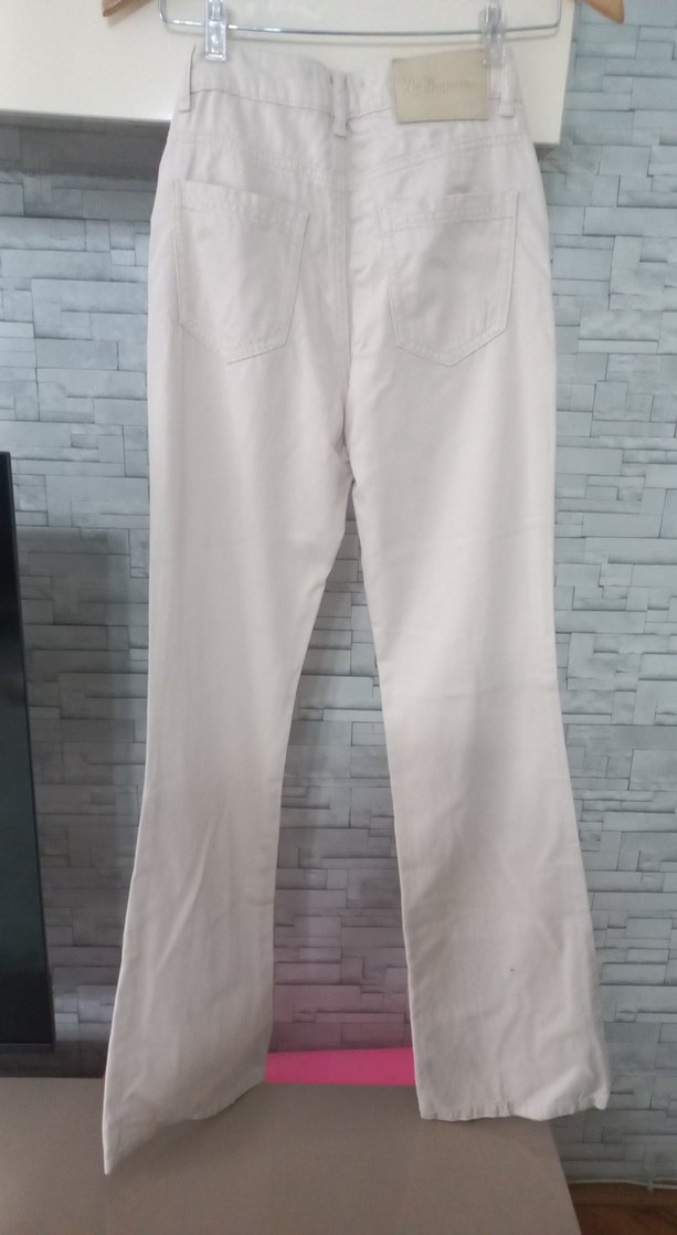 Bej Kadın Kumaş Pantolon - Görsel 3