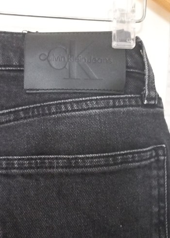 Gri Kadın Denim Pantolon Midi Boy - Görsel 3
