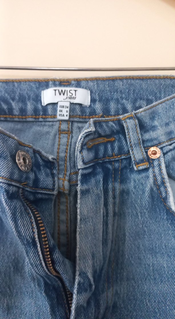 Twist marka bayan kot pantolon - Görsel 2