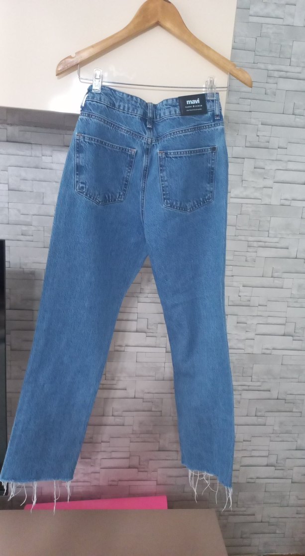Mavi Kadın Denim Regular Fit Midi Jean - Görsel 3