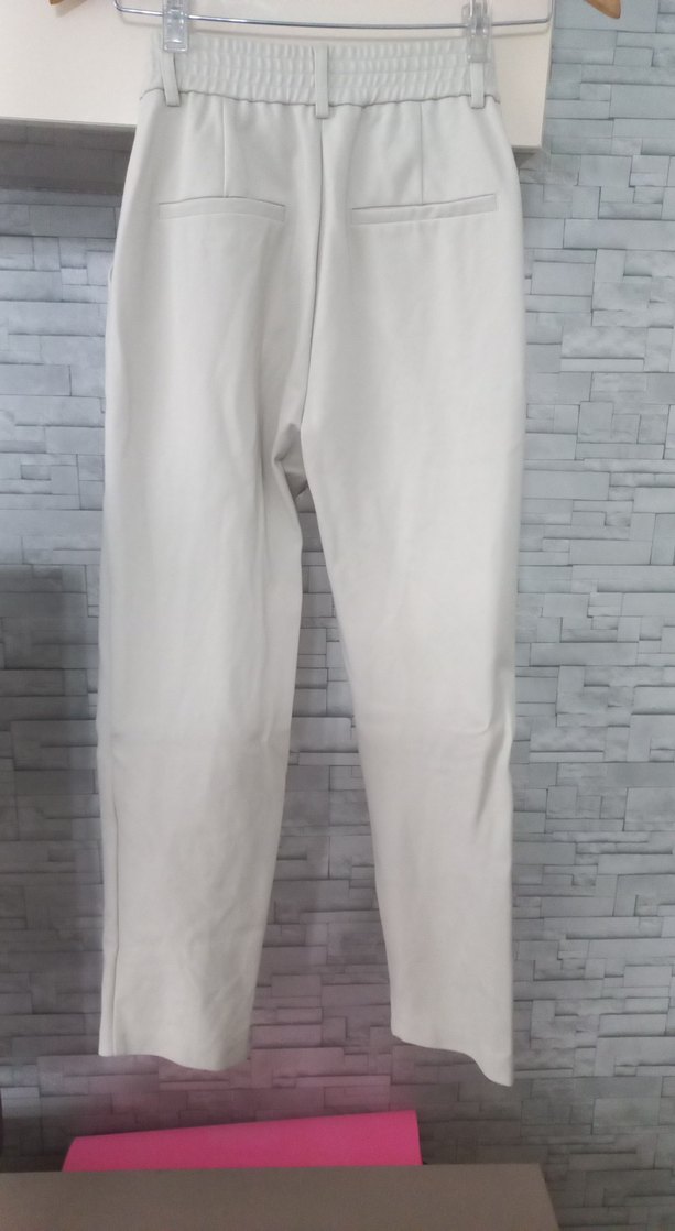 krem rengi clup beymen marka kaliteli kalsik bayan pantolon - Görsel 3
